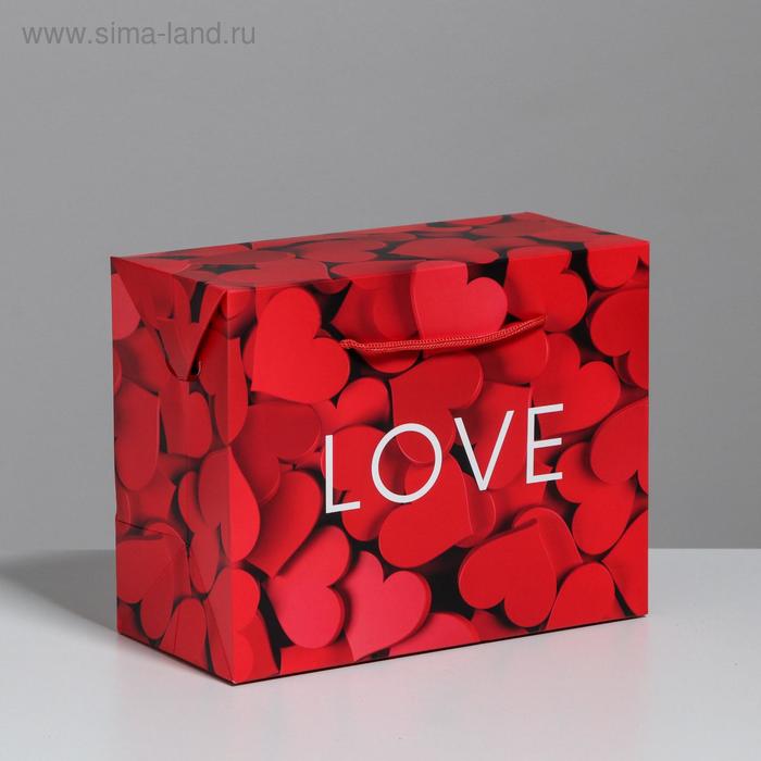Пакет—коробка Love