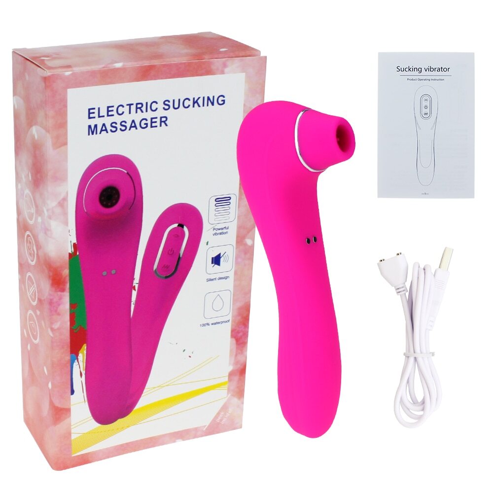 Вибратор "Electric Sucking Massager" с вакуумно-волновым стимулятором
