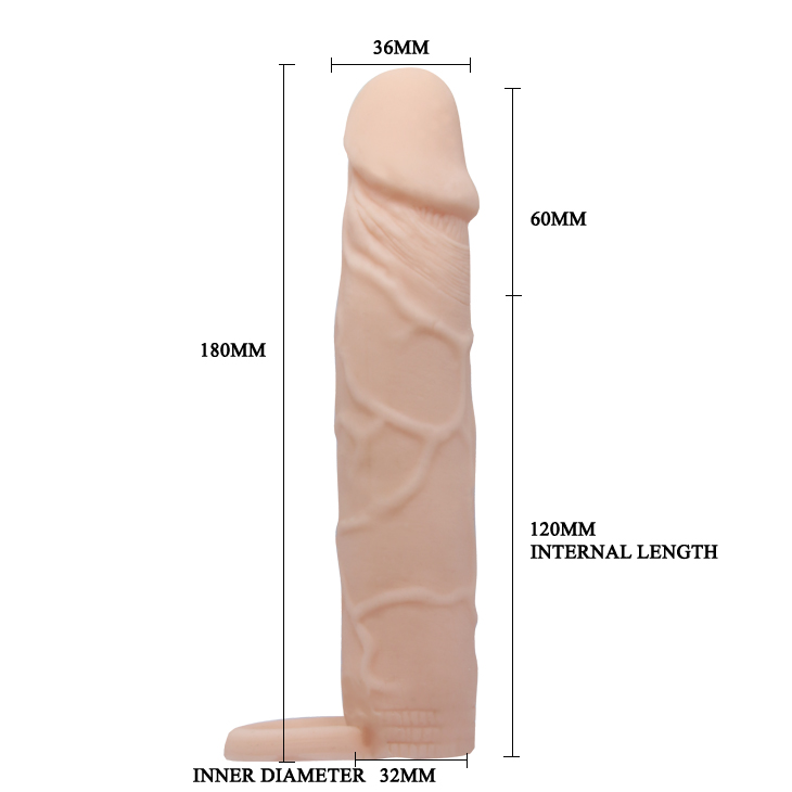 Насадка Penis Sleeve Large L180 mm D 36 mm
