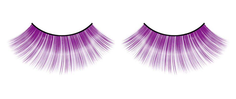 Ресницы фиолетовые
