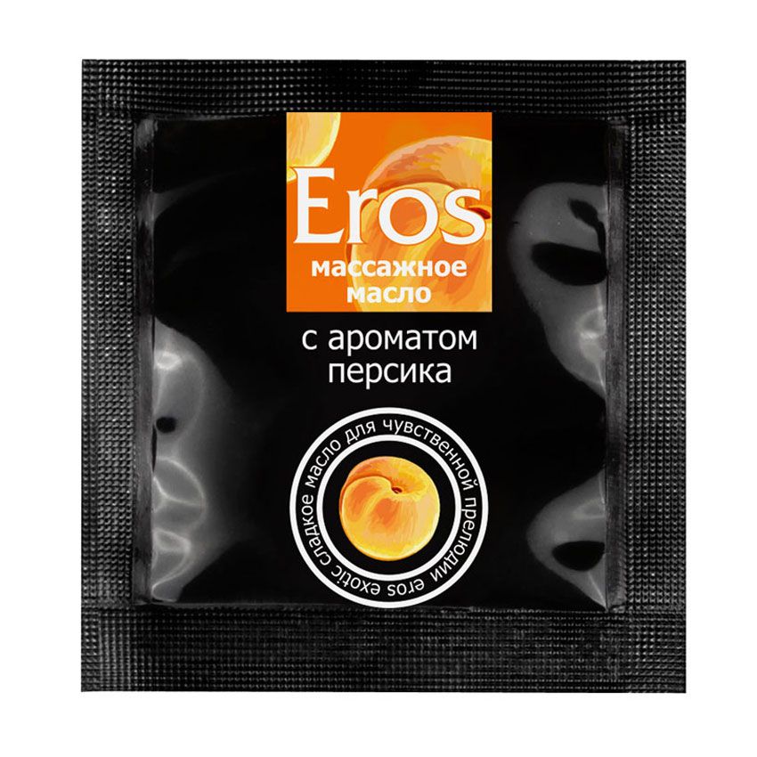 Масло массажное EROS EXOTIC (с ароматом персика) 4 г