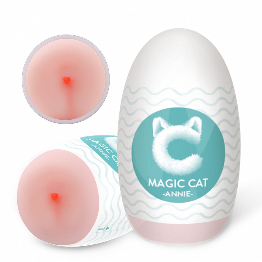 Мастурбатор Magic cat ANNIE (мастурбатор многоразовый из soft-силикона)